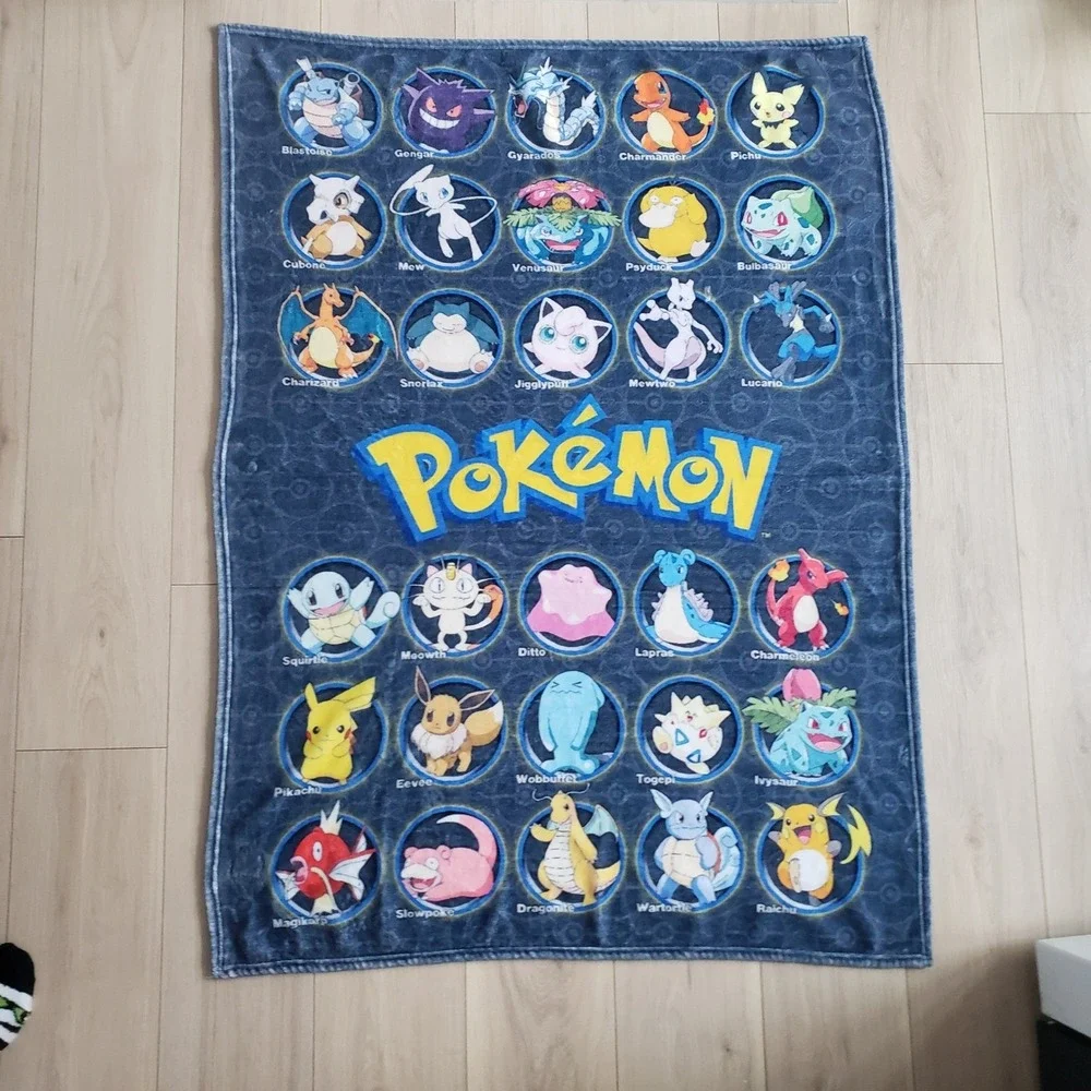 Northwest Pokemon‎ Blanket 50x40 90s Character Box Design Throw